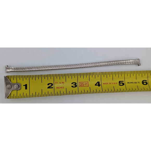 Speidel Silver Twist O Flex Stainless Steel Women Ladies Watch Band 738/02 L - Picture 3 of 6